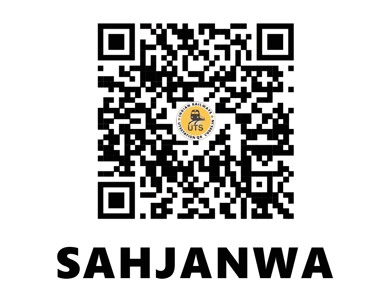 UTS QR Code for SAHJANWA - SWA - NE (UTTAR PRADESH)
